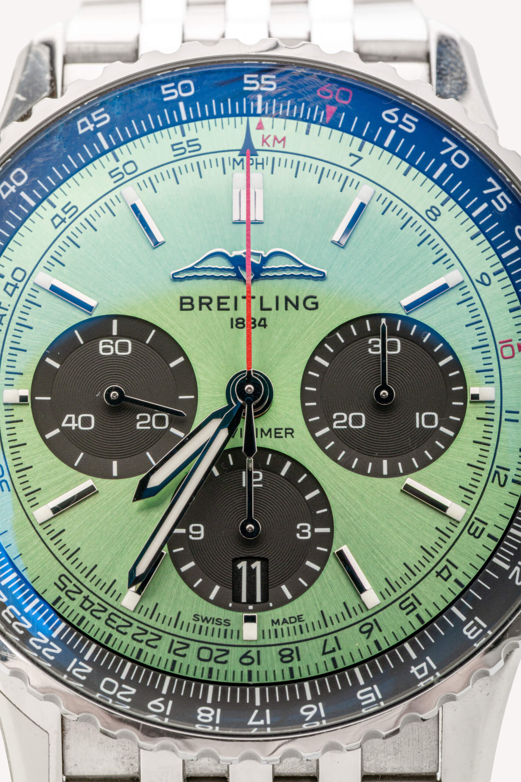<span style="font-size: 10px;letter-spacing: .15em">BEST DEAL</span><br> <strong>BREITLING</strong><br> <div style="margin-top:10px;font-size:16px">Navitimer B01 Cronograph Watch AB0138241L1A1</div><br> - Image 11