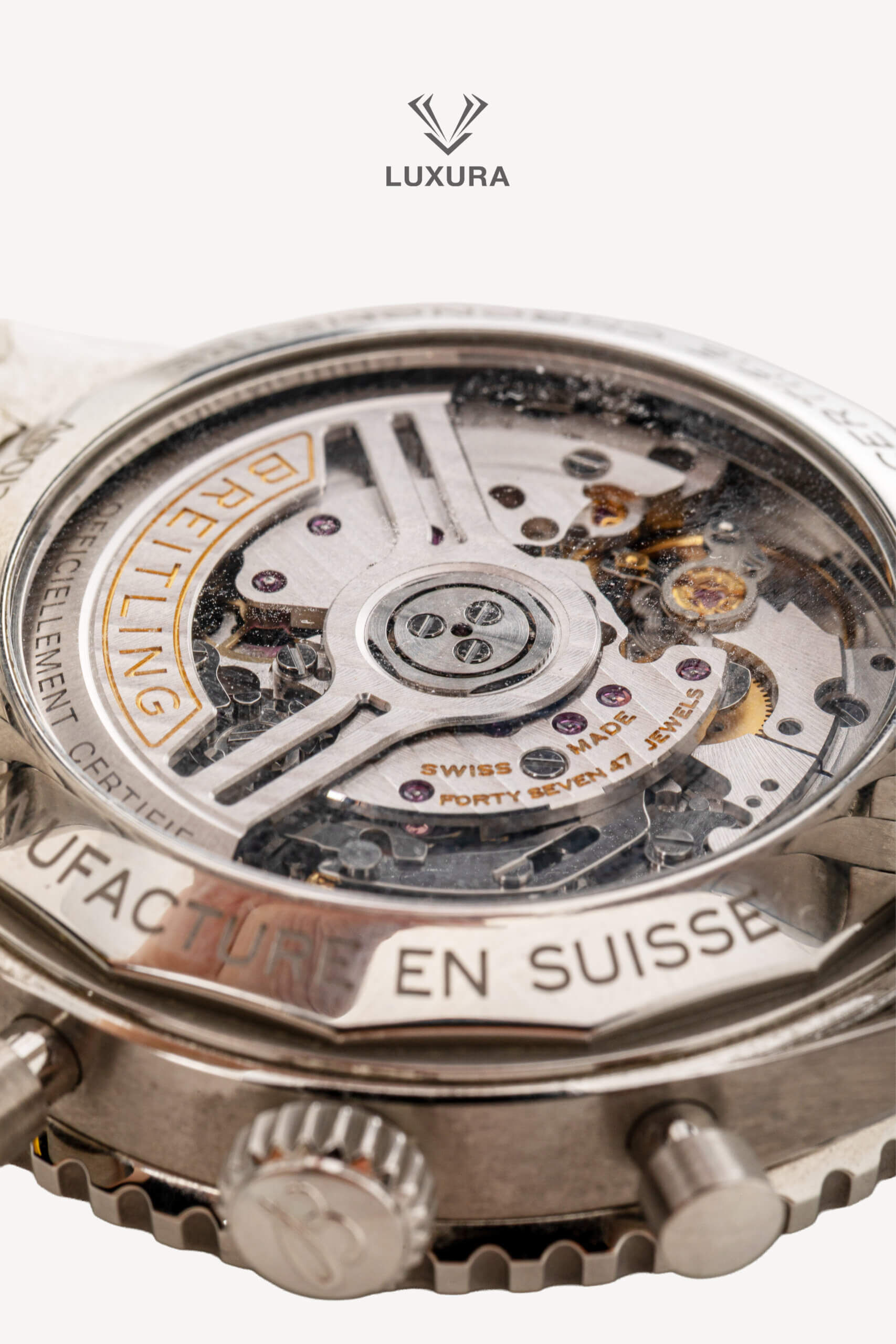 <span style="font-size: 10px;letter-spacing: .15em">BEST DEAL</span><br> <strong>BREITLING</strong><br> <div style="margin-top:10px;font-size:16px">Navitimer B01 Cronograph Watch AB0138241L1A1</div><br> - Image 15