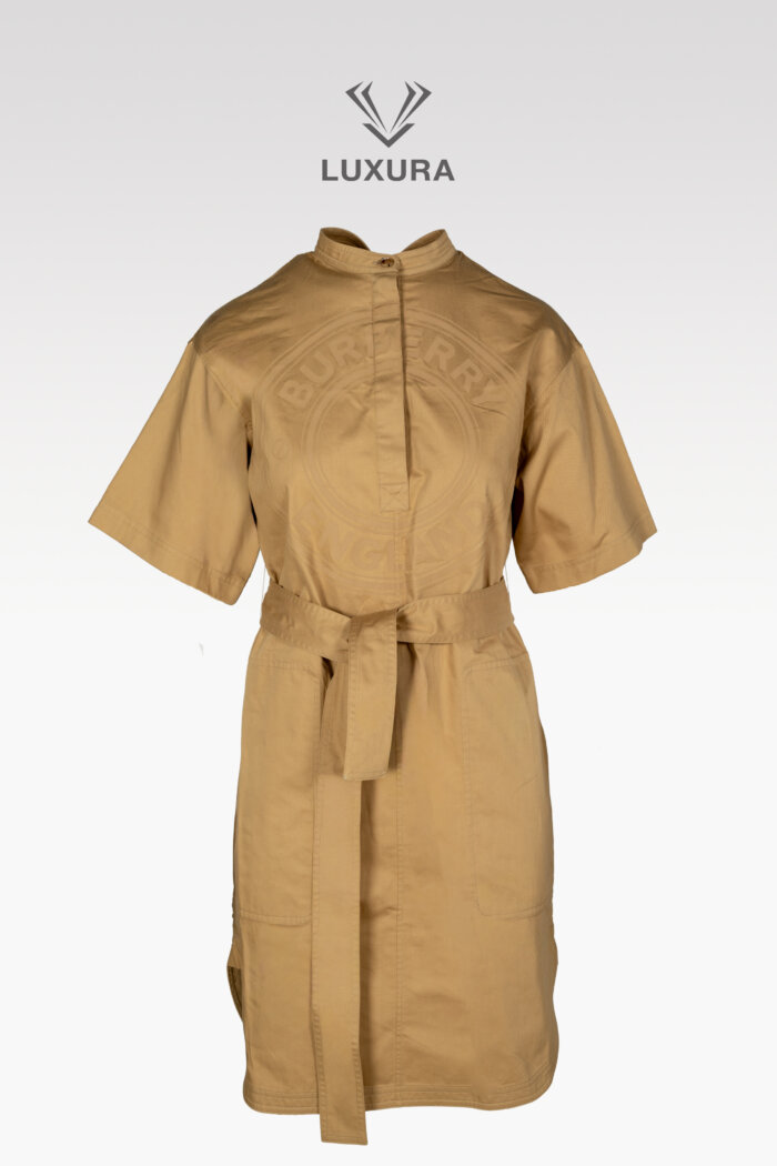 <span style="font-size: 10px;letter-spacing: .15em">BEST DEAL</span><br>            <strong>BURBERRY</strong><br>            <div style="margin-top:10px;font-size:16px">Graphic Cotton Twill Smock Dress 36IT</div><br>
