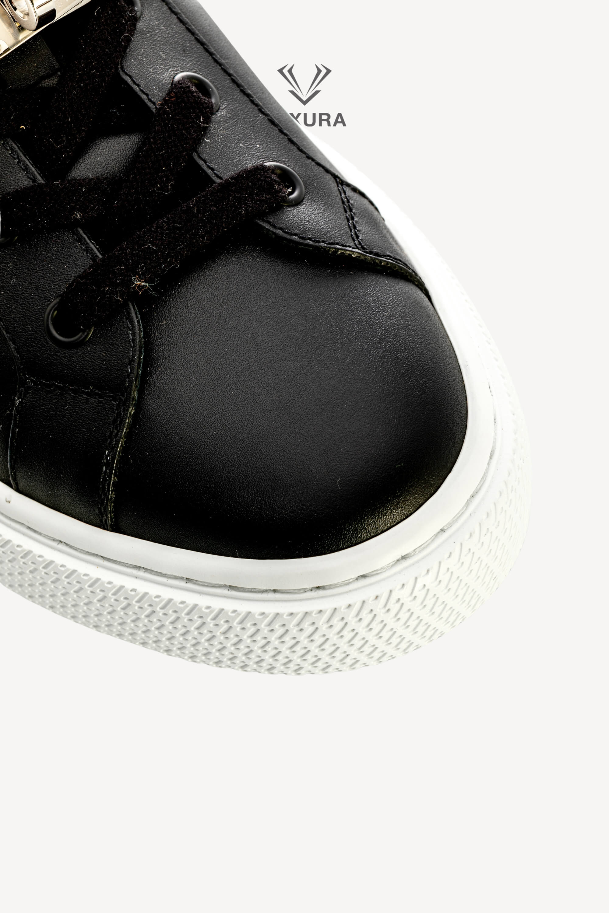 <span style="font-size: 10px;letter-spacing: .15em">HARD TO FIND</span><br> <strong>HERMES</strong><br> <div style="margin-top:10px;font-size:16px">Day Sneaker Black with Medor Studs 40</div><br> - Image 13