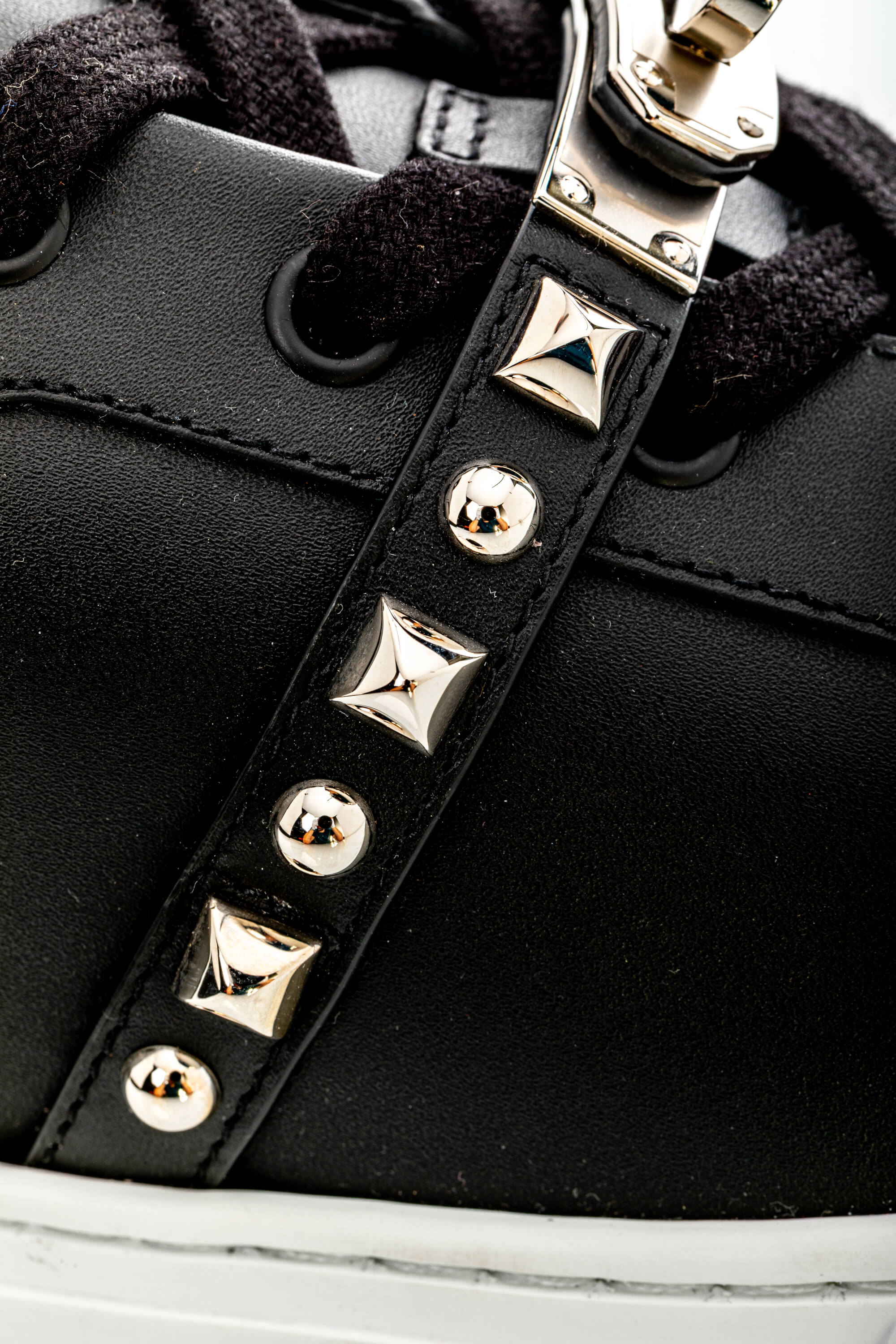 <span style="font-size: 10px;letter-spacing: .15em">HARD TO FIND</span><br> <strong>HERMES</strong><br> <div style="margin-top:10px;font-size:16px">Day Sneaker Black with Medor Studs 40</div><br> - Image 16
