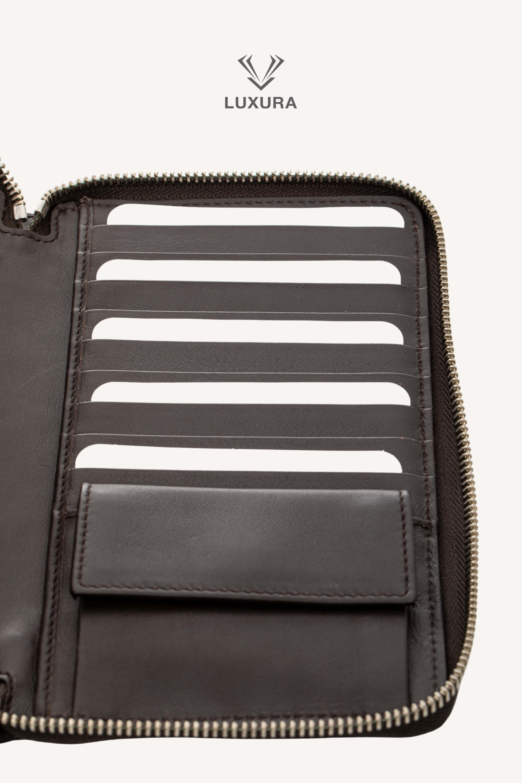 <span style="font-size: 10px;letter-spacing: .15em">BEST DEAL</span><br> <strong>GUCCI</strong><br> <div style="margin-top:10px;font-size:16px">Microguccissima Large Zip Around Organizer Wallet Brown</div><br> - Image 13