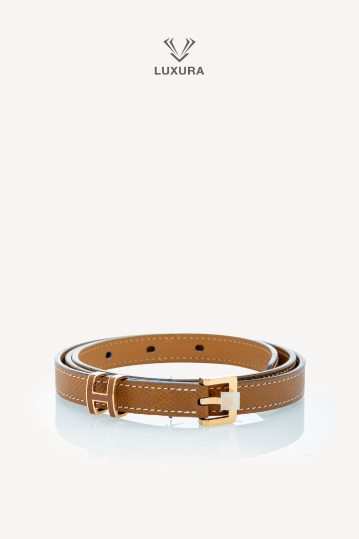<span style="font-size: 10px;letter-spacing: .15em">HARD TO FIND</span><br>            <strong>HERMES</strong><br>            <div style="margin-top:10px;font-size:16px">H Pop Belt Epsom Gold 85 cm</div><br>