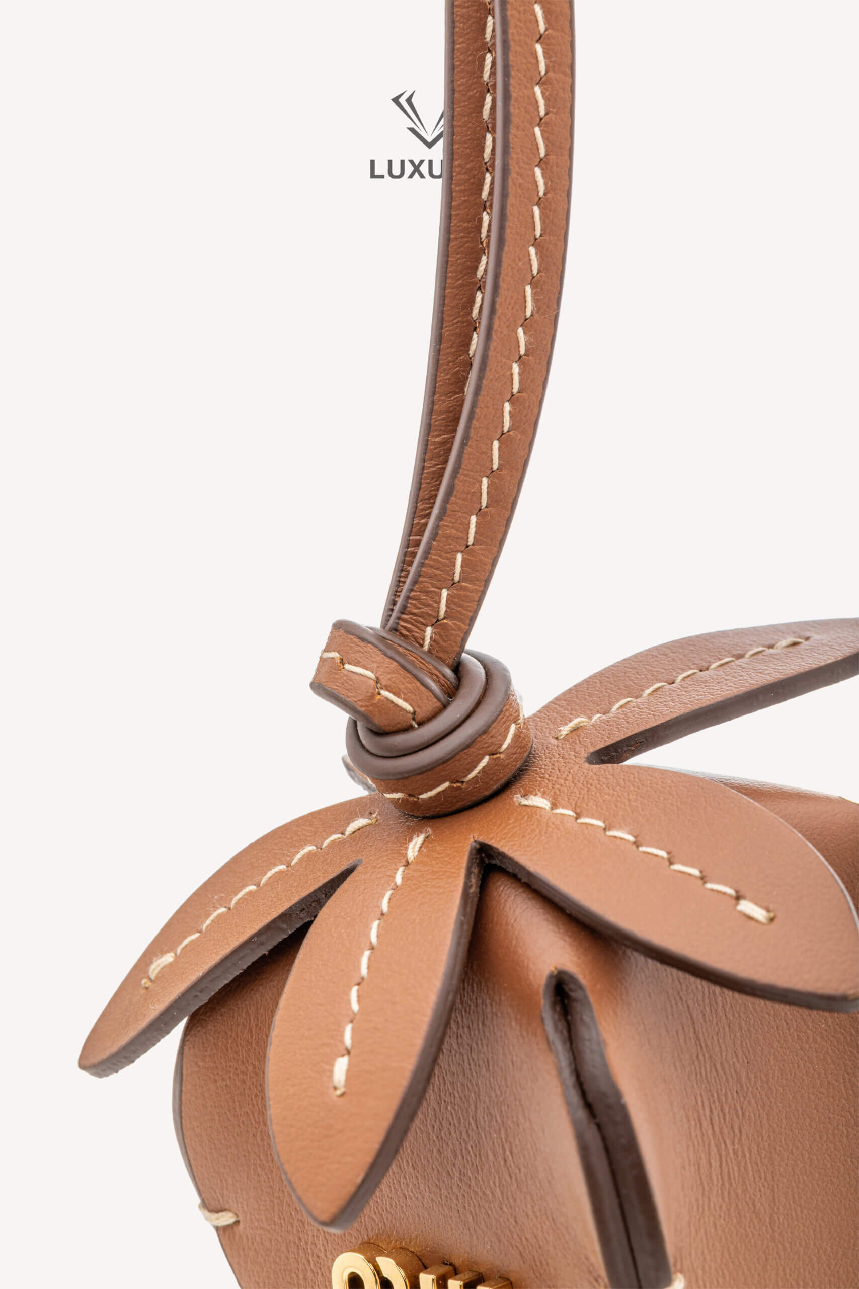 <span style="font-size: 10px;letter-spacing: .15em">HARD TO FIND</span><br>            <strong>MIU MIU</strong><br>            <div style="margin-top:10px;font-size:16px">Calfskin Trick Bag Charm Brown-Mustard Yellow</div><br> - Image 7