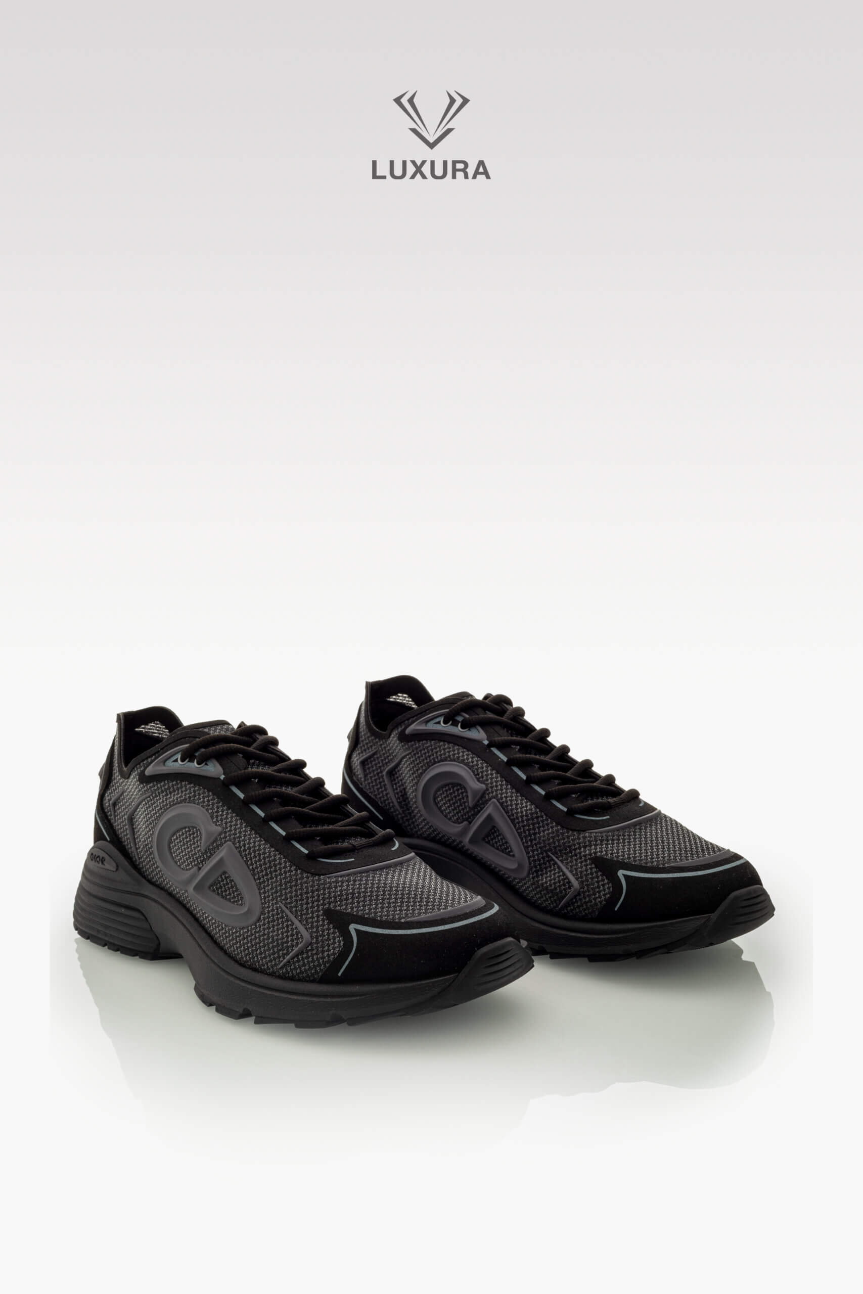 <span style="font-size: 10px;letter-spacing: .15em">NEW COLLECTION</span><br>            <strong>DIOR</strong><br>            <div style="margin-top:10px;font-size:16px">B30 Countdown Tech Sneaker Black Semi-Transparent N30 Nylon Black Gray 42 </div><br> - Image 6