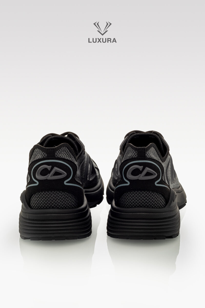 DIOR B30 Countdown Tech Sneaker Black Semi-Transparent N30 Nylon