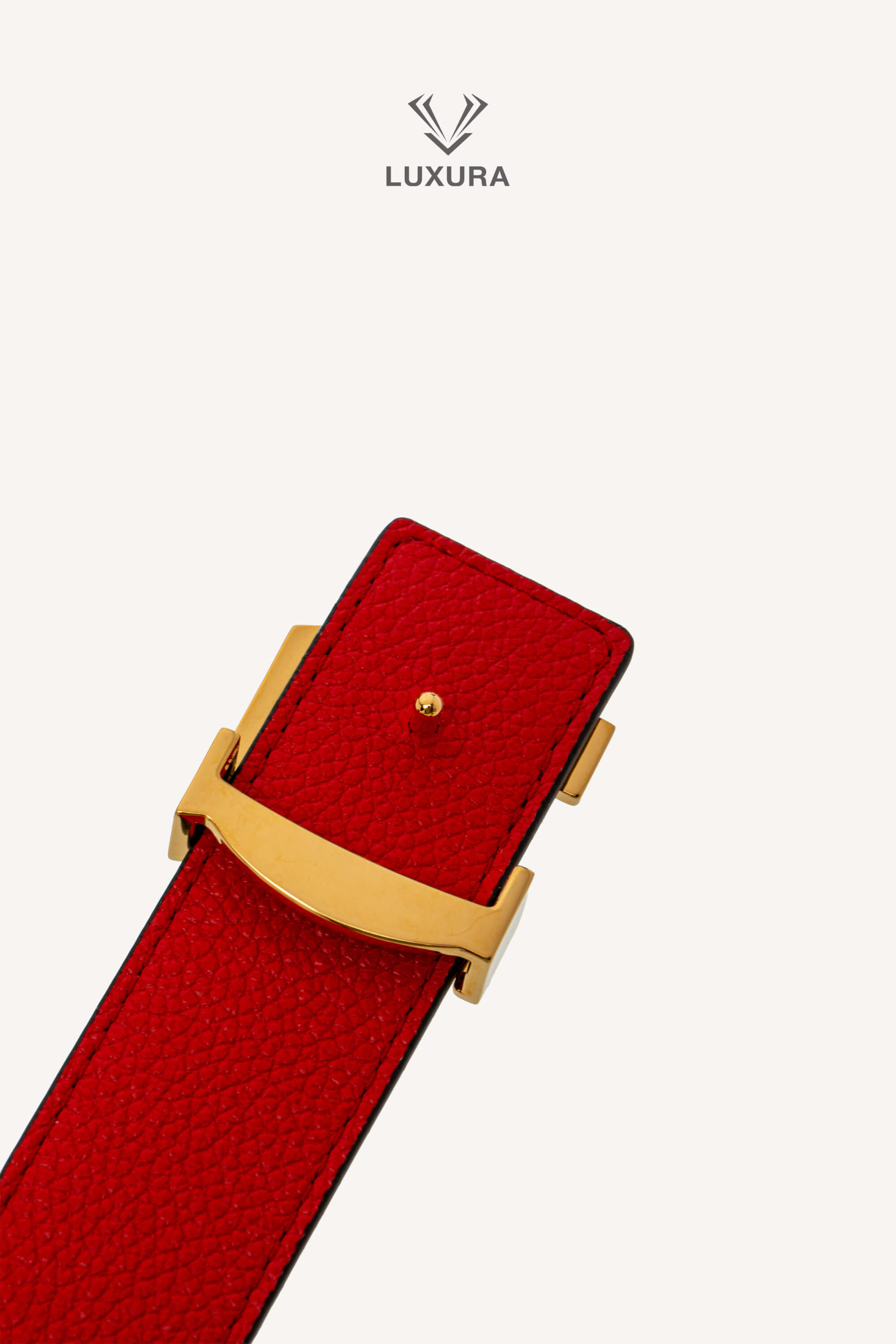 <span style="font-size: 10px;letter-spacing: .15em">HARD TO FIND</span><br> <strong>LOUIS VUITTON</strong><br> <div style="margin-top:10px;font-size:16px">LV Initiales 30mm Reversible Belt Red Monogram Canvas M0322W 80</div><br> - Image 8