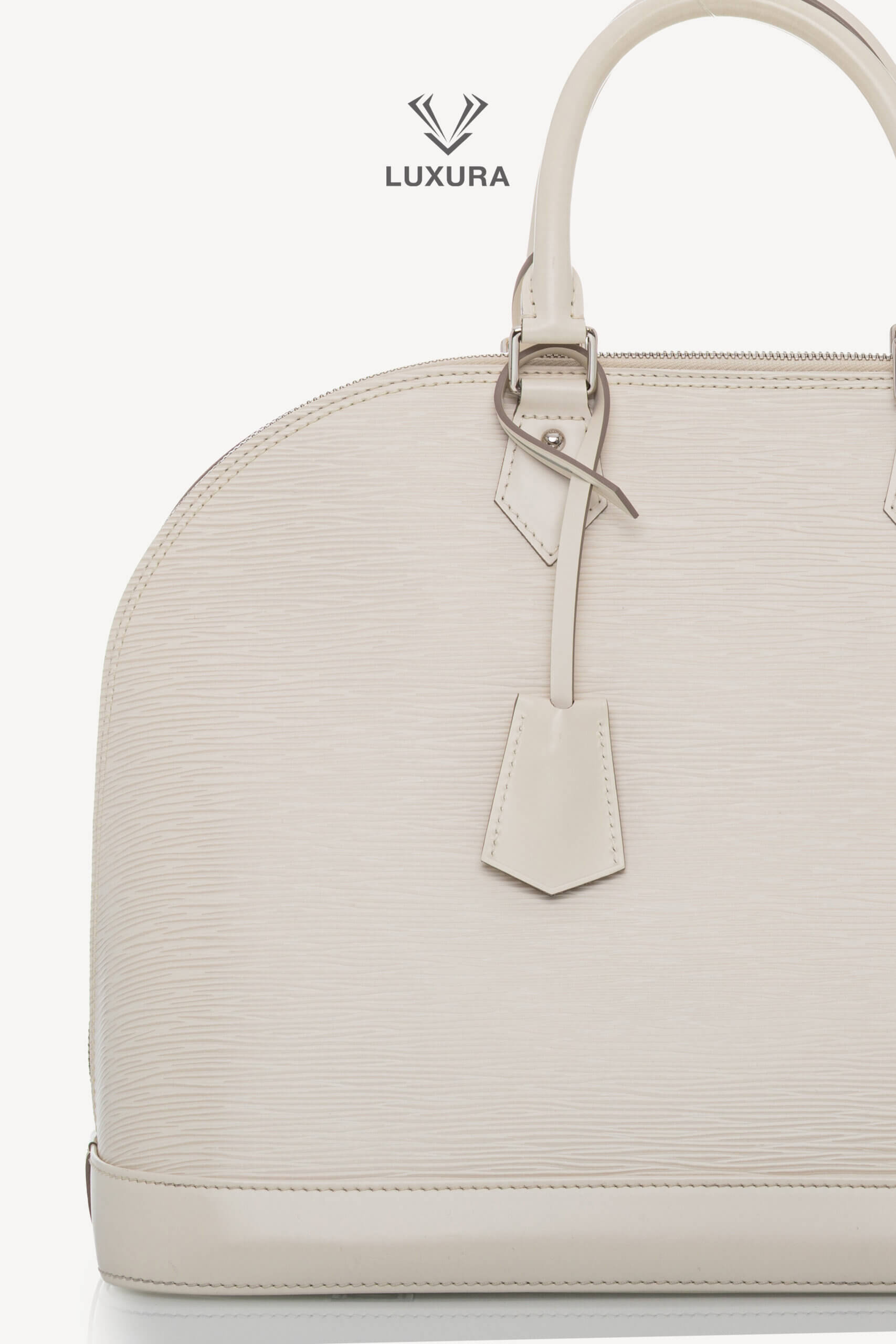 <span style="font-size: 10px;letter-spacing: .15em">HARD TO FIND</span><br>            <strong>LOUIS VUITTON</strong><br>            <div style="margin-top:10px;font-size:16px">Alma MM Epi Leather Ivoire M4032J</div><br> - Image 6