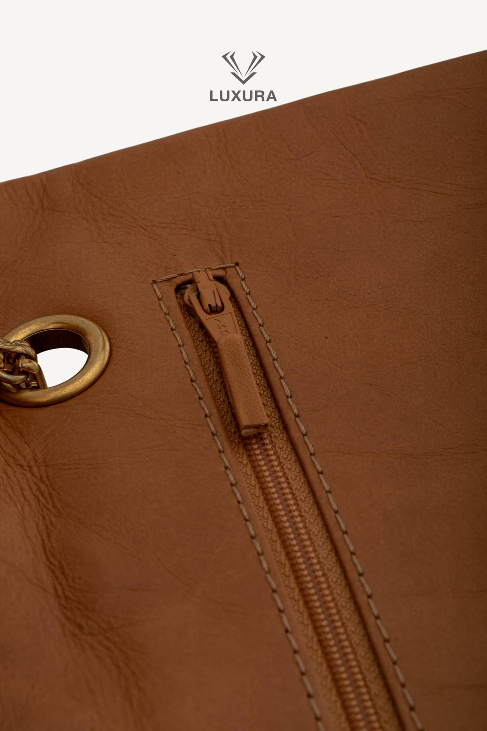 <span style="font-size: 10px;letter-spacing: .15em">HARD TO FIND</span><br><strong>CHANEL</strong><br><div style="margin-top:10px;font-size:16px">2.55 Dark Beige Distressed Calf with Gold Hardware</div><br> - Image 20