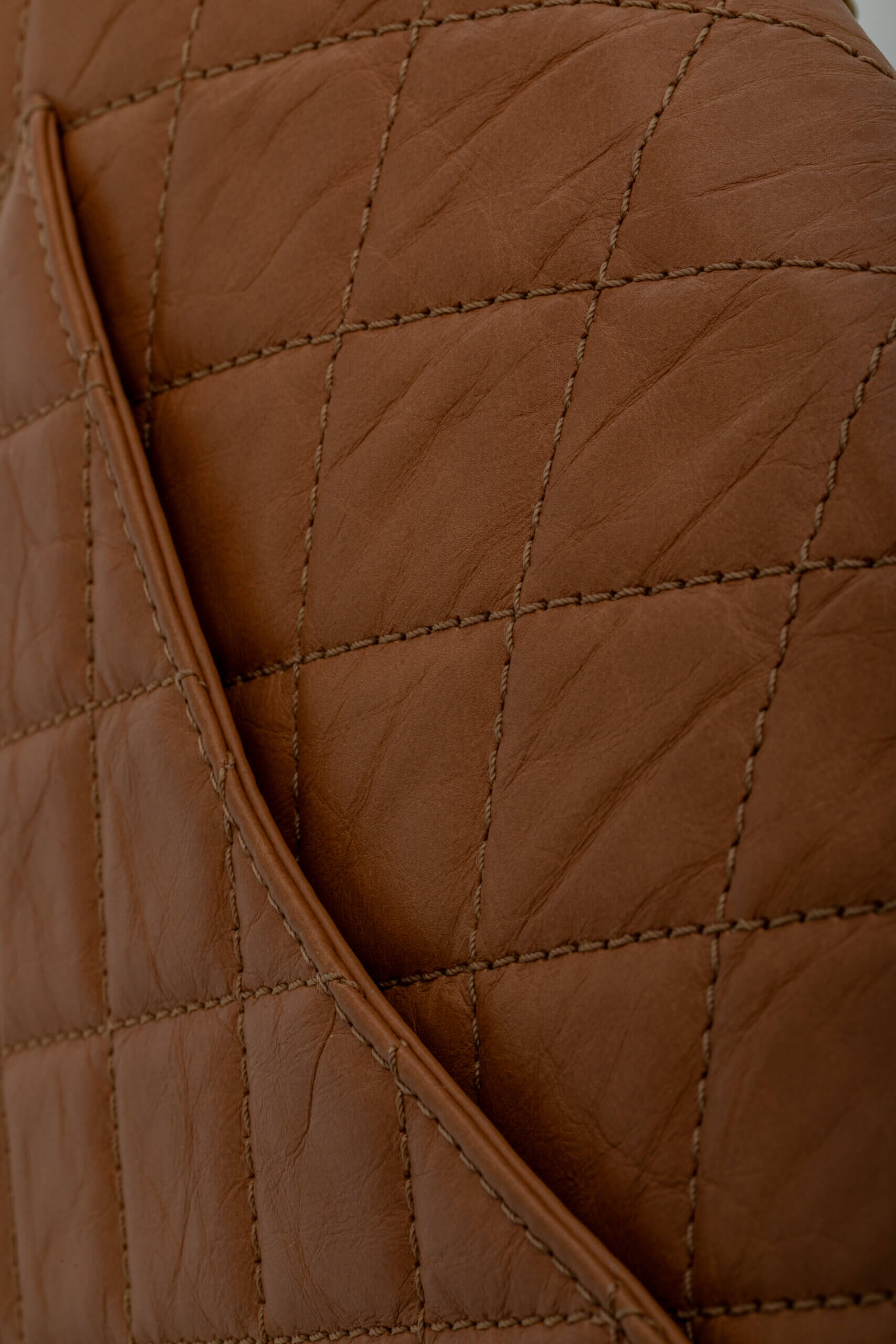 <span style="font-size: 10px;letter-spacing: .15em">HARD TO FIND</span><br><strong>CHANEL</strong><br><div style="margin-top:10px;font-size:16px">2.55 Dark Beige Distressed Calf with Gold Hardware</div><br> - Image 27