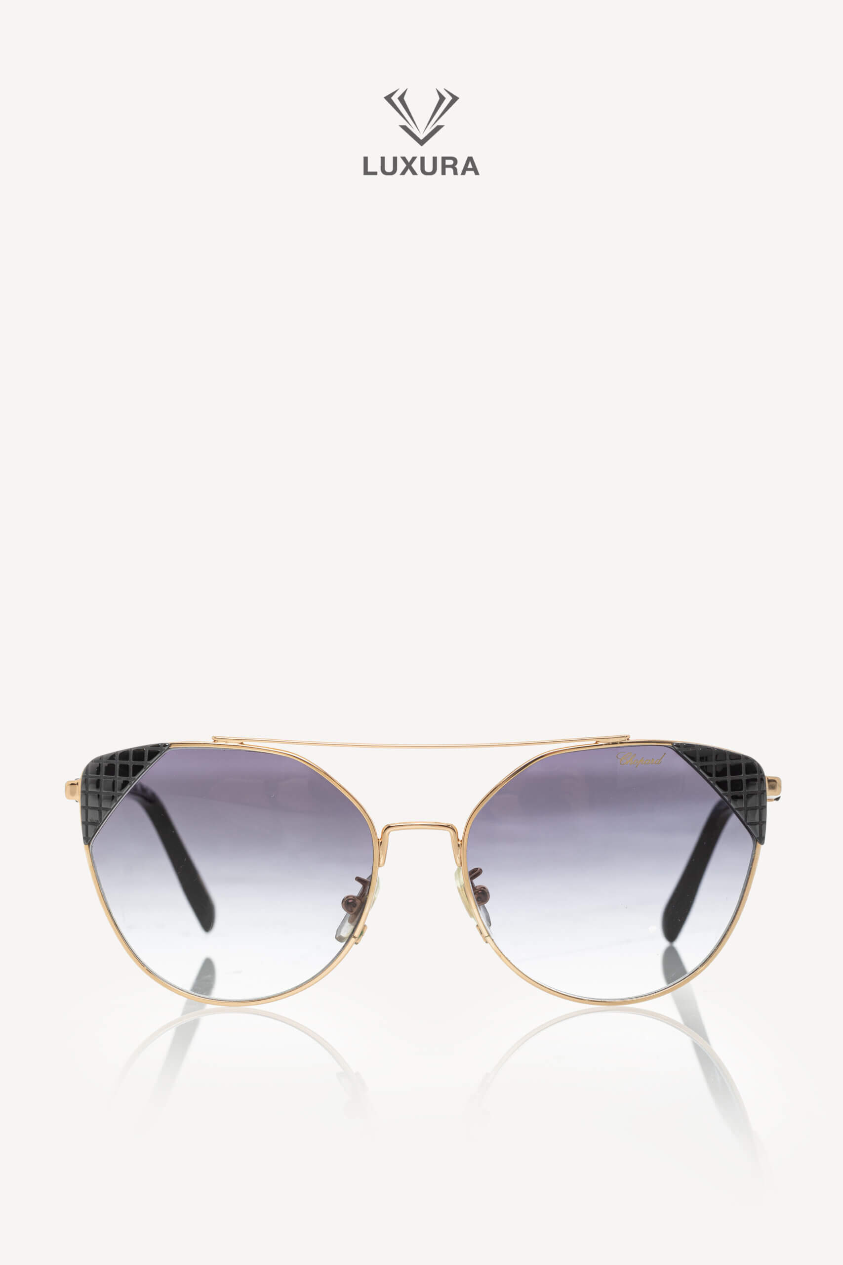 <span style="font-size: 10px;letter-spacing: .15em">HARD TO FIND</span><br> <strong>CHOPARD</strong><br> <div style="margin-top:10px;font-size:16px">SCHC40 300 Sunglasses Black</div><br> - Image 3