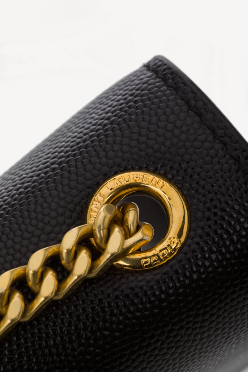 <span style="font-size: 10px; color: rgb(101, 101, 101);letter-spacing: .15em;">HARD TO FIND</span><br><strong> SAINT LAURENT </strong><br><div style="margin-top:10px; font-size:16px;">Small Kate Tassel Croc Embossed Shoulder Bag</div><br> - Image 14