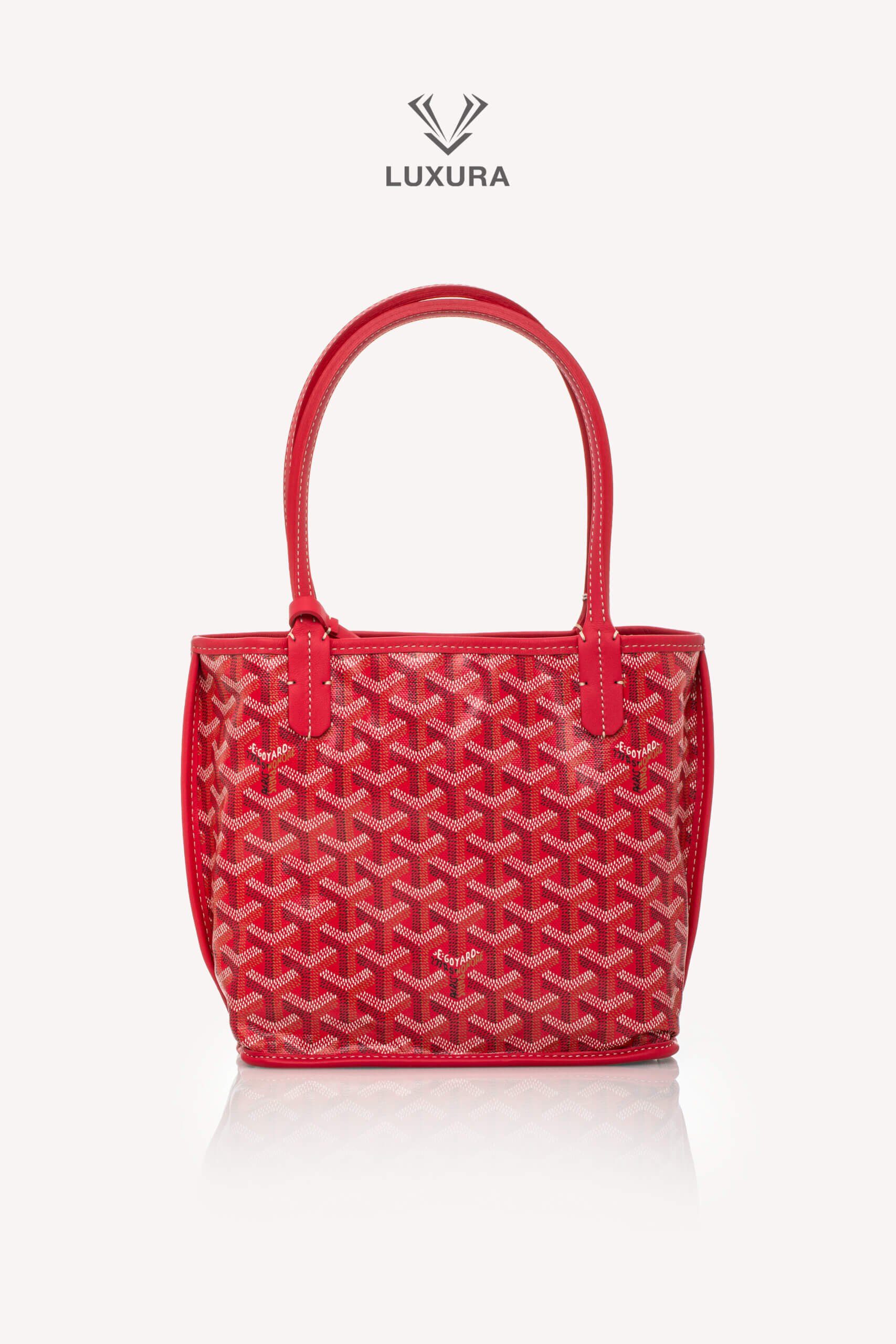 <span style="font-size: 10px;letter-spacing: .15em"></span><br> <strong>GOYARD</strong><br> <div style="margin-top:10px;font-size:16px">Goyardine Reversible Mini Anjou Red</div><br> - Image 7
