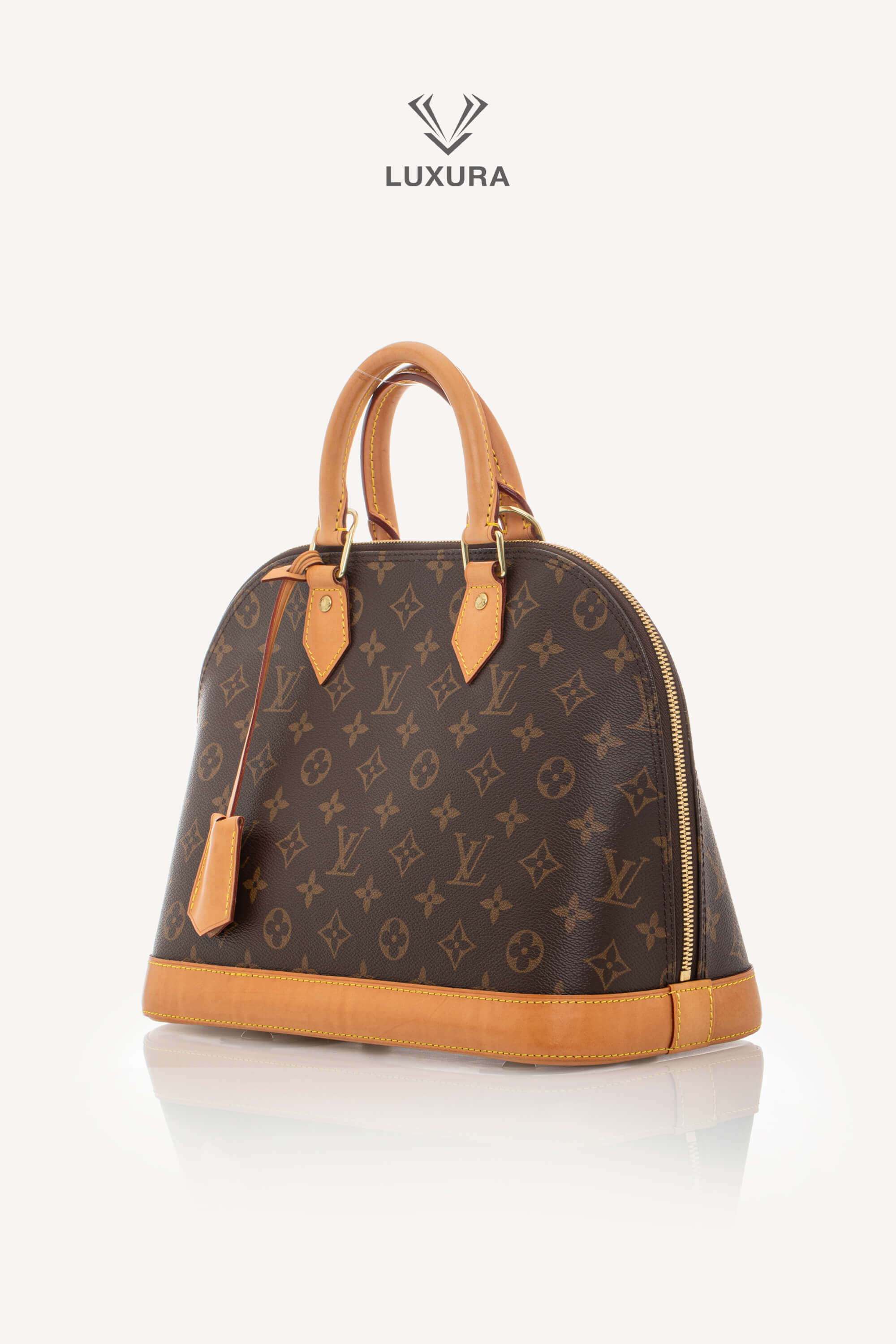 <span style="font-size: 10px;letter-spacing: .15em">BEST DEAL</span><br> <strong>LOUIS VUITTON</strong><br> <div style="margin-top:10px;font-size:16px">Alma PM Monogram Canvas Bag M53151</div><br> - Image 5