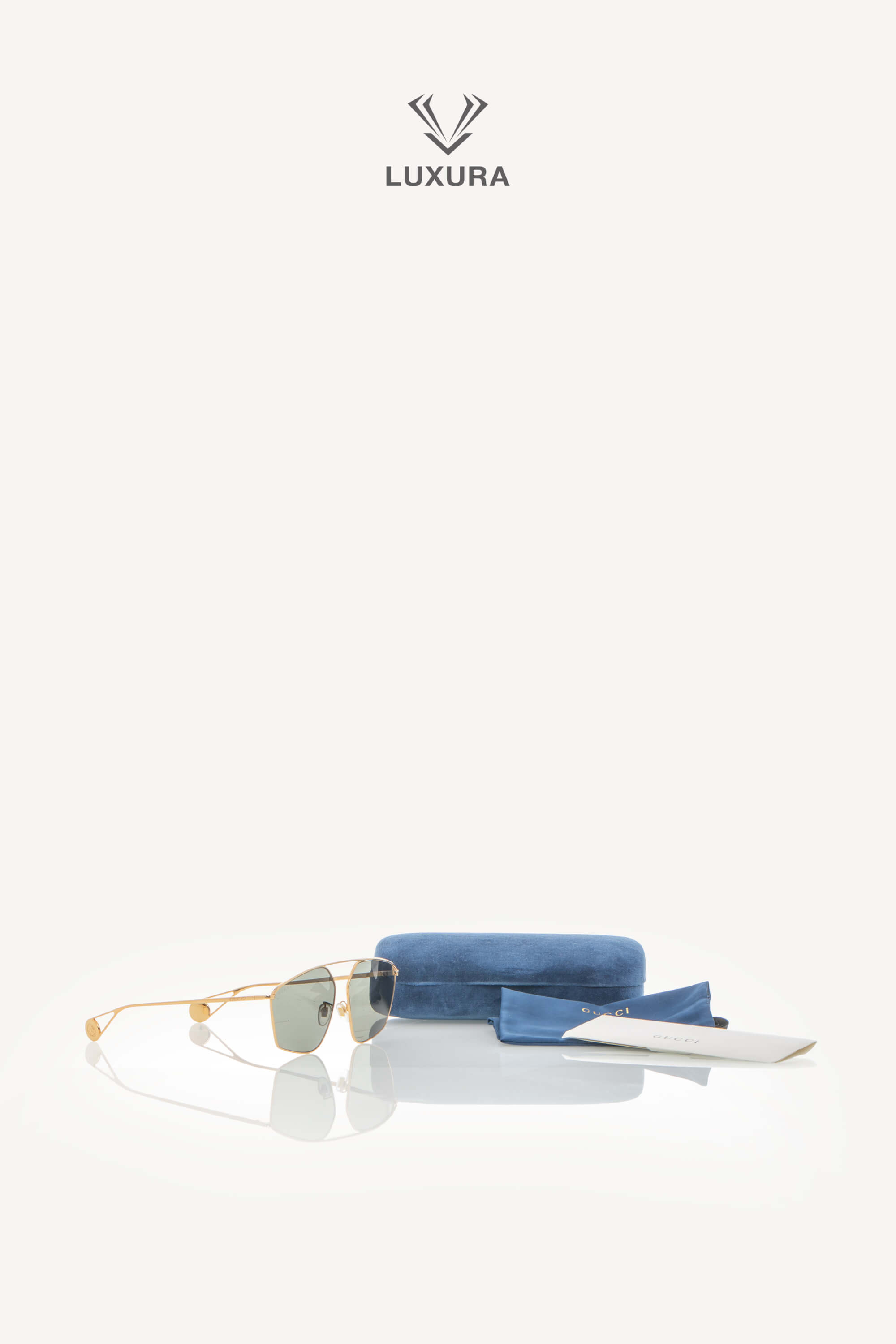 <span style="font-size: 10px;letter-spacing: .15em">BEST DEAL</span><br> <strong>GUCCI</strong><br> <div style="margin-top:10px;font-size:16px">Square Sunglasses With Optimal Fit-Gold Metal Frame GG0437SA 002</div><br> - Image 3