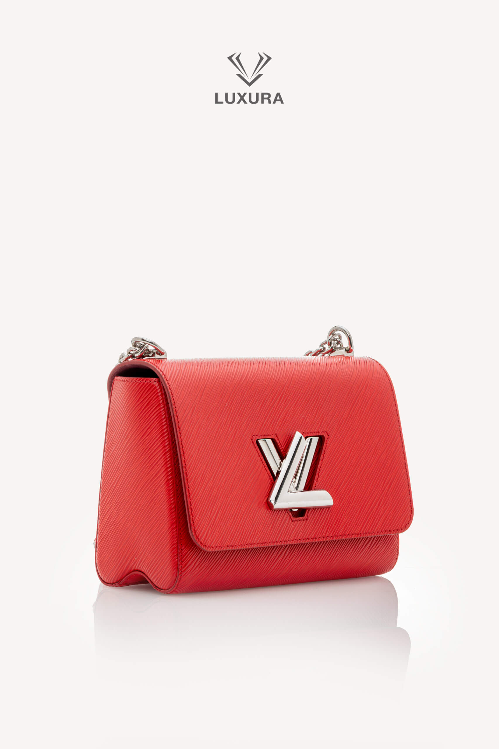 <span style="font-size: 10px;letter-spacing: .15em">HARD TO FIND</span><br>            <strong>LOUIS VUITTON</strong><br>            <div style="margin-top:10px;font-size:16px">Epi Twist Shoulder Bag MM Coquelicot Red M50523</div><br> - Image 4