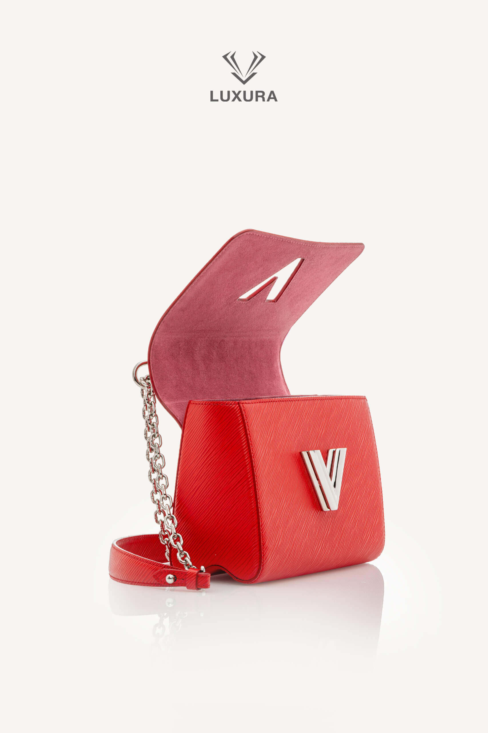 <span style="font-size: 10px;letter-spacing: .15em">HARD TO FIND</span><br>            <strong>LOUIS VUITTON</strong><br>            <div style="margin-top:10px;font-size:16px">Epi Twist Shoulder Bag MM Coquelicot Red M50523</div><br> - Image 8