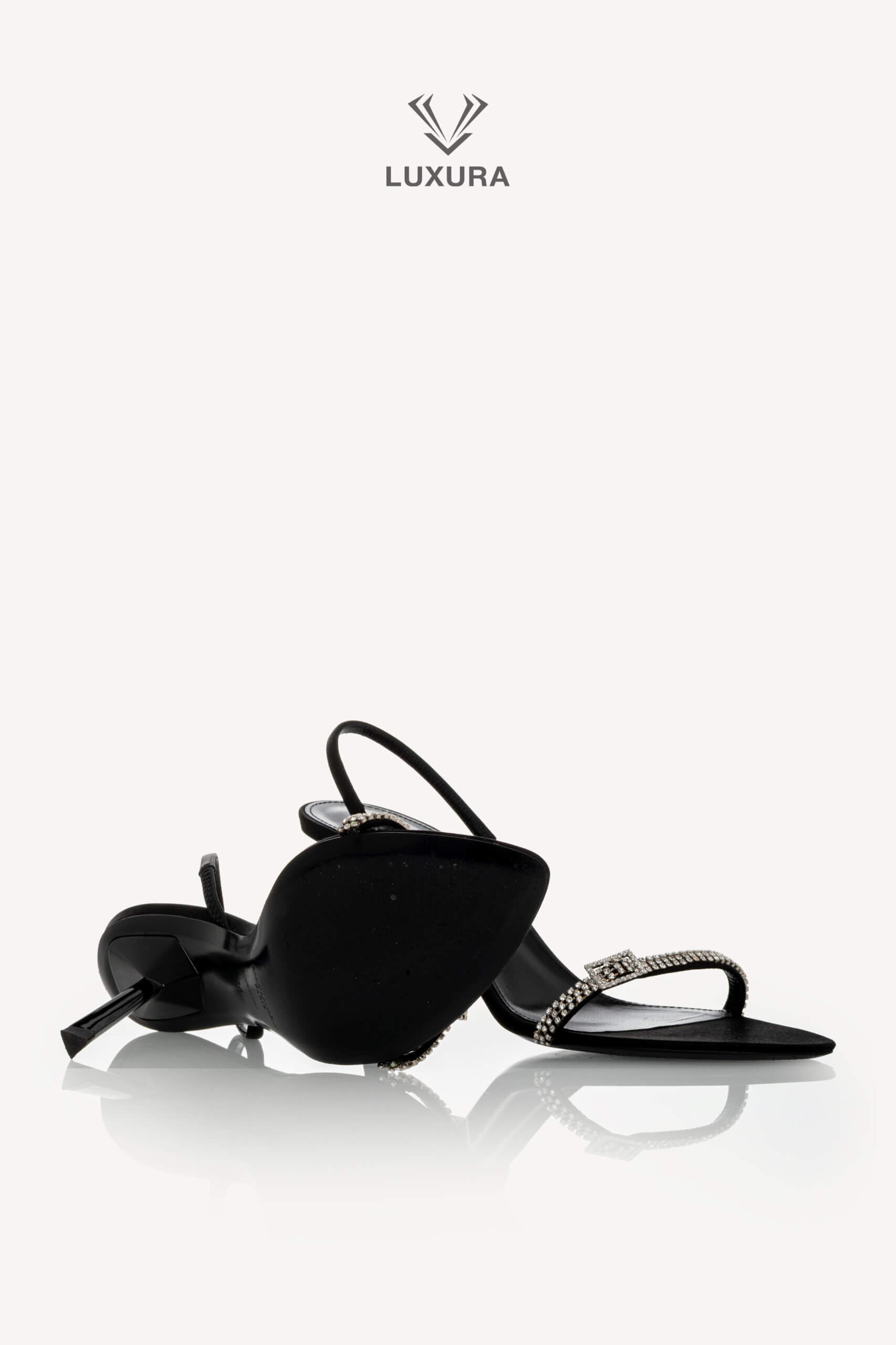 <span style="font-size: 10px;letter-spacing: .15em">BEST DEAL</span><br> <strong>SAINT LAURENT</strong><br> <div style="margin-top:10px;font-size:16px">Rendez-Vous Satin Slingback Sandals 38 Black</div><br> - Image 10