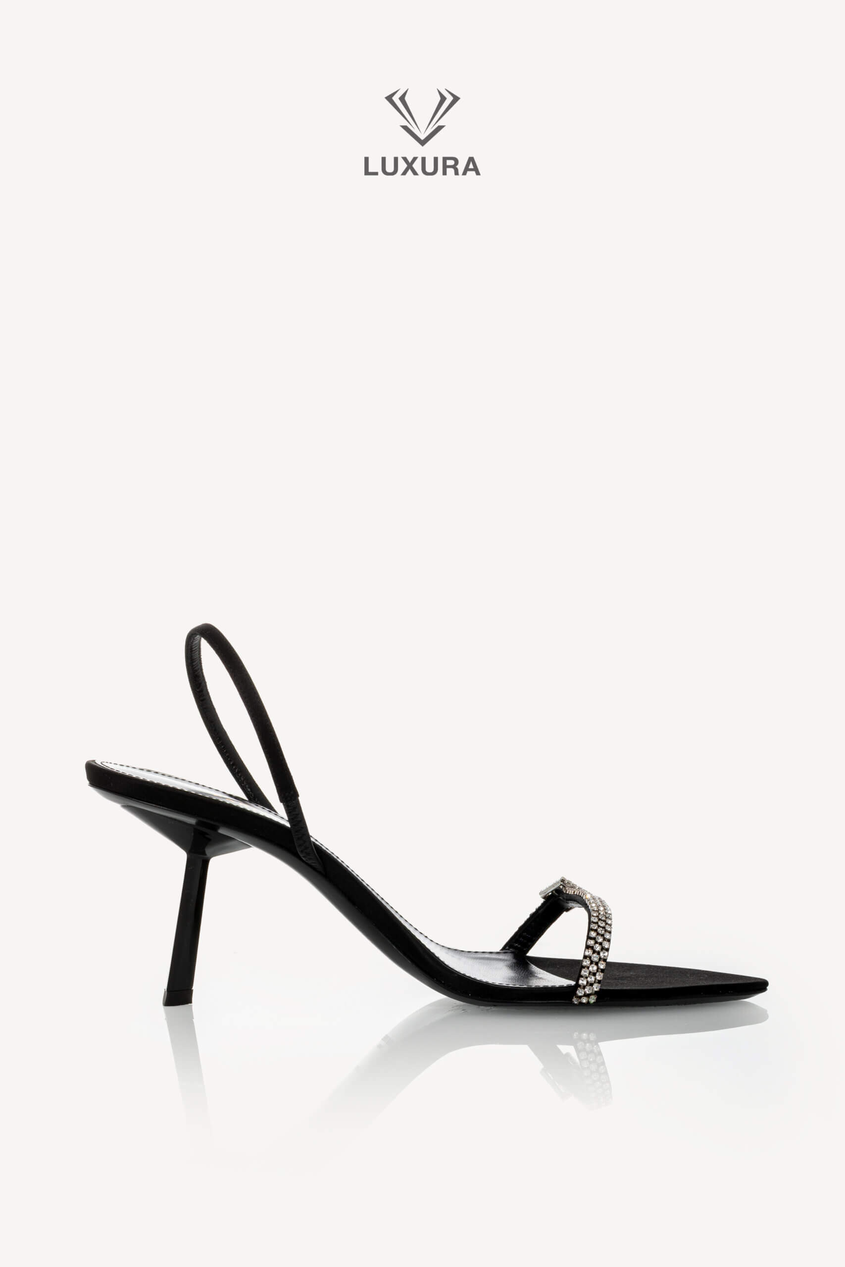 <span style="font-size: 10px;letter-spacing: .15em">BEST DEAL</span><br> <strong>SAINT LAURENT</strong><br> <div style="margin-top:10px;font-size:16px">Rendez-Vous Satin Slingback Sandals 38 Black</div><br> - Image 9