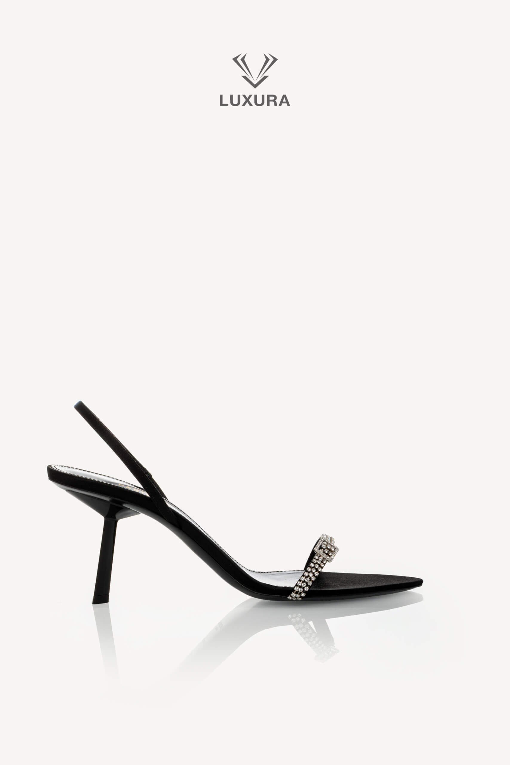 <span style="font-size: 10px;letter-spacing: .15em">BEST DEAL</span><br> <strong>SAINT LAURENT</strong><br> <div style="margin-top:10px;font-size:16px">Rendez-Vous Satin Slingback Sandals 38 Black</div><br>