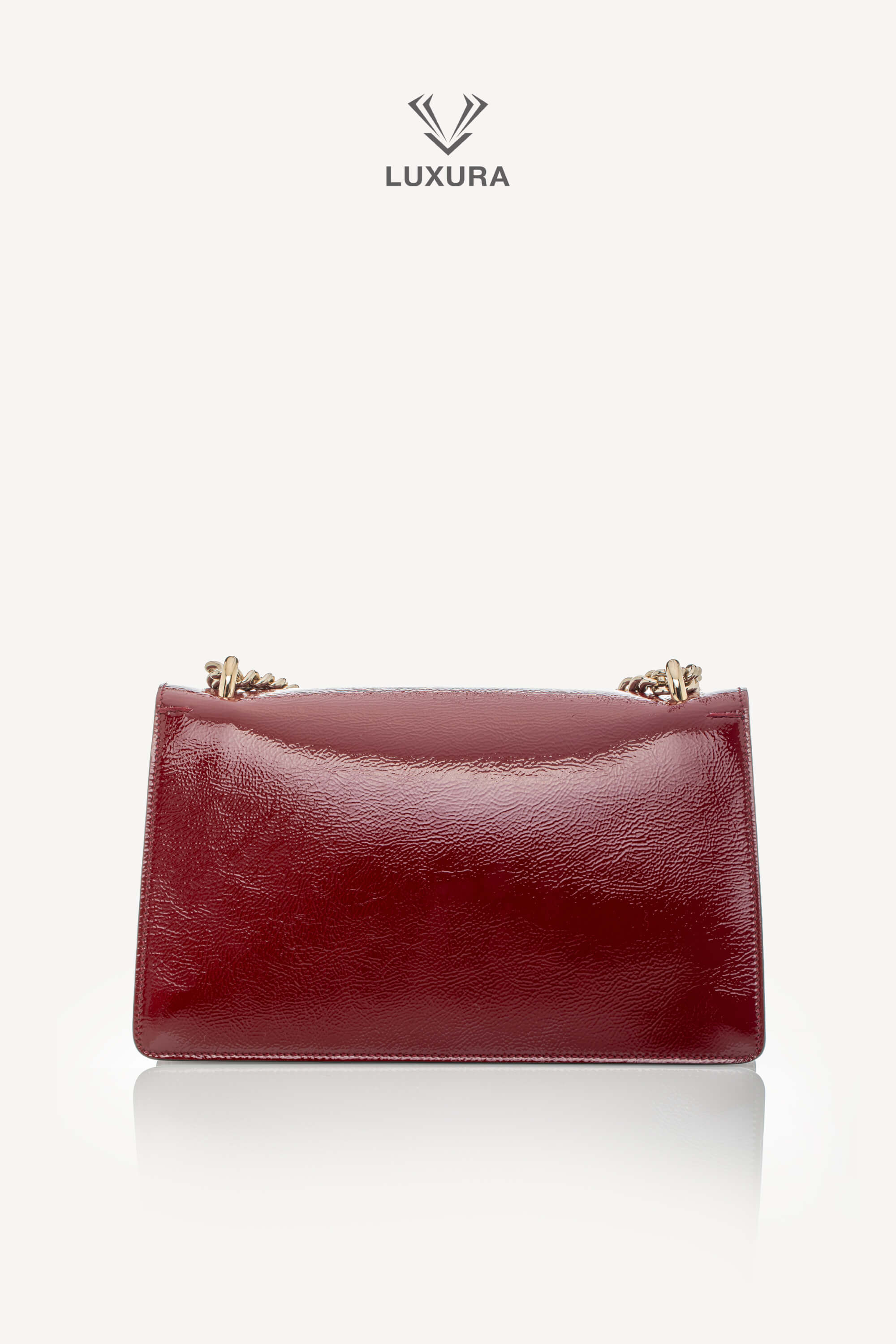 <span style="font-size: 10px;letter-spacing: .15em">BEST DEAL</span><br>            <strong>GUCCI</strong><br>            <div style="margin-top:10px;font-size:16px">Crinkled Patent Small Dionysus Shoulder Bag Rosso Ancona</div><br> - Image 5