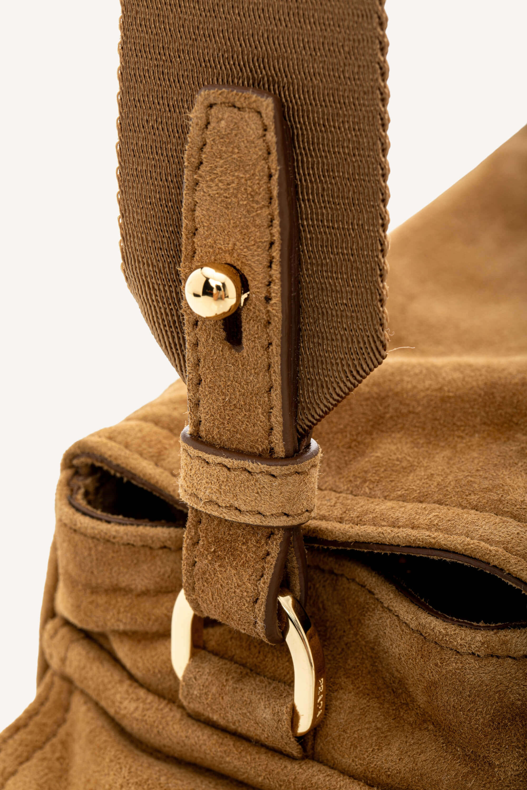 <span style="font-size: 10px;letter-spacing: .15em">NEW COLLECTION</span><br> <strong>PRADA</strong><br> <div style="margin-top:10px;font-size:16px">Explore Medium Suede Leather Shoulder Bag With Flap Cinnamon</div><br> - Image 18