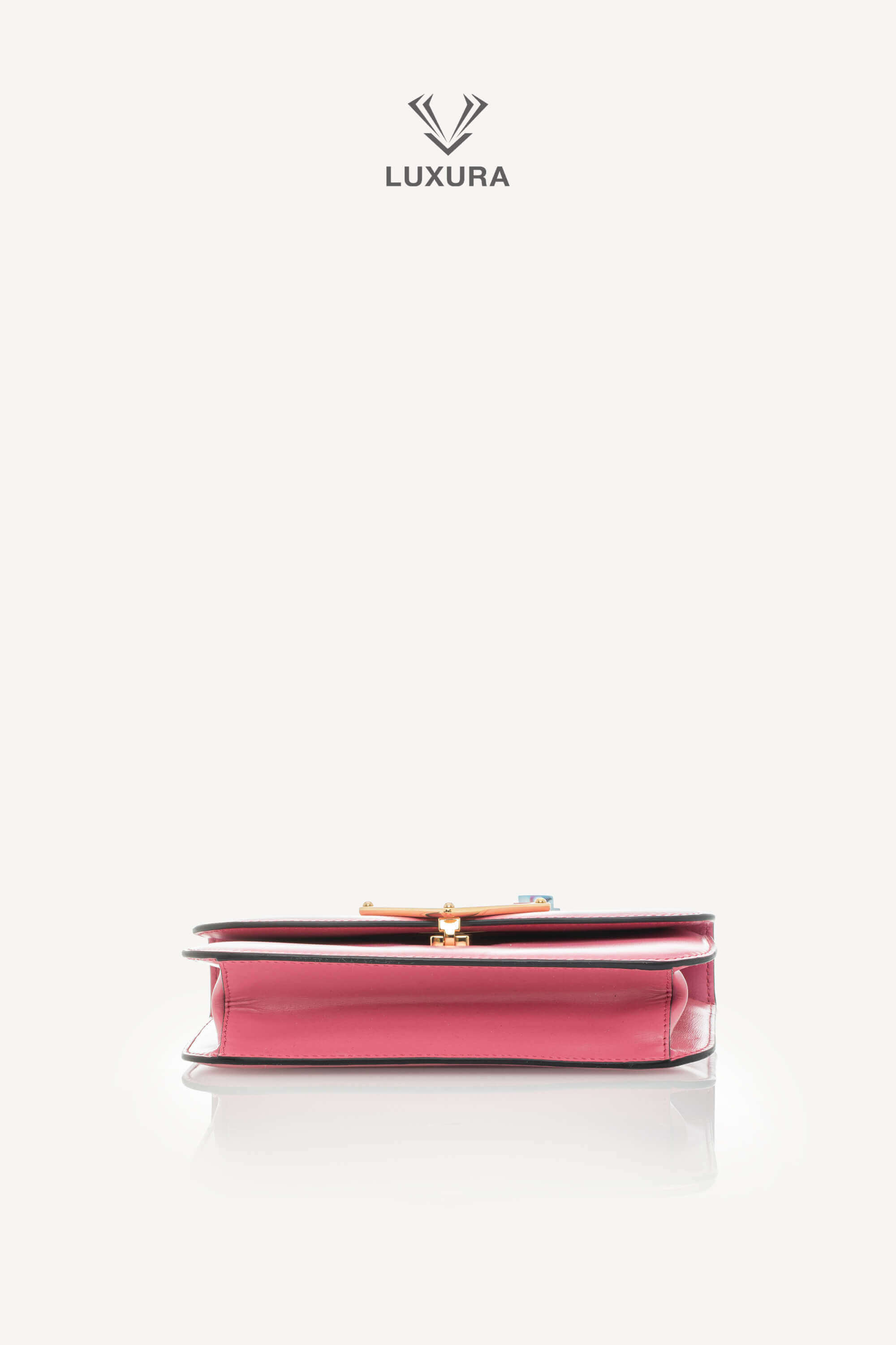 <span style="font-size: 10px;letter-spacing: .15em">BEST DEAL</span><br> <strong>PRADA</strong><br> <div style="margin-top:10px;font-size:16px">Box Calfskin Triangle Embleme Flap Shoulder Bag Begonia</div><br> - Image 20
